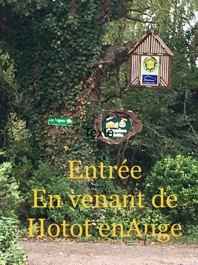 Bed and Breakfast La Ferme Des Vignes Hotot-en-Auge Exterior foto